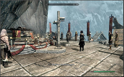 Kodlak Whitemanes funeral will take place in the Skyforge (Eorlunds working place), so you have to go there now (screen above) - Glory of the Dead - p. 1 - The Companions quests - The Elder Scrolls V: Skyrim Game Guide