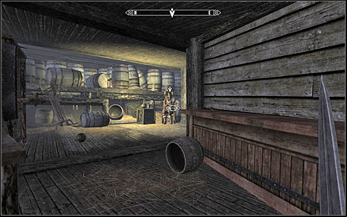 After opening the door, do not worry that youve found yourself in a place, where youre not welcome, because crew shouldnt attack you - Side Contract: Kill Safia - The Dark Brotherhood quests - The Elder Scrolls V: Skyrim Game Guide