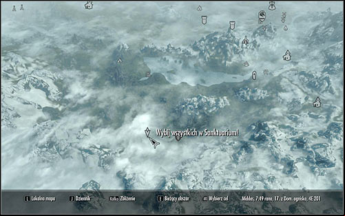Exit the building and open the world map - Destroy the Dark Brotherhood - The Dark Brotherhood quests - The Elder Scrolls V: Skyrim Game Guide