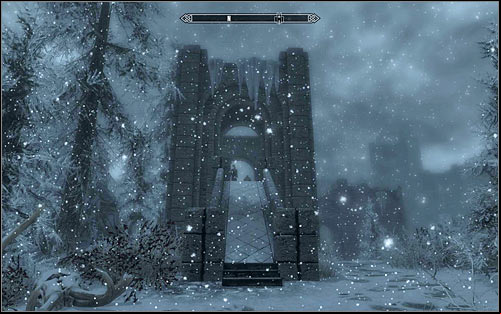 After reaching Winterhold, look for the large bridge (screen above), as its the only way of getting to the College of Winterhold - First Lessons - College of Winterhold quests - The Elder Scrolls V: Skyrim Game Guide