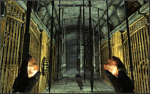 Use the key you just collected to open the second large gate and head forward - Revealing the Unseen - p. 1 - College of Winterhold quests - The Elder Scrolls V: Skyrim Game Guide