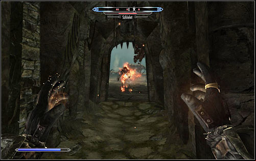 The Skeletons can be eliminated in a very easy way, i - Staff of Magnus - p. 1 - College of Winterhold quests - The Elder Scrolls V: Skyrim Game Guide