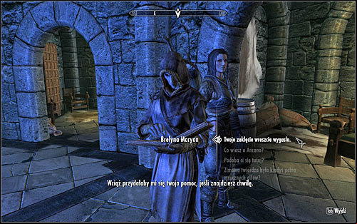 Head to your room and wait for around eight hours for the spell to fade away - Miscellaneous: Brelynas Practice - College of Winterhold quests - The Elder Scrolls V: Skyrim Game Guide