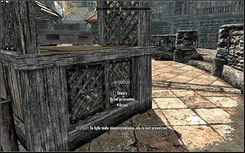Approach Madesis stand and stand by the sliding door - The theft | A Chance Arrangement - A Chance Arrangement - The Elder Scrolls V: Skyrim Game Guide