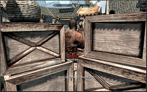 Return to where Brynjolf is giving a speech and stand in the spot presented on the screen above, i - The theft | A Chance Arrangement - A Chance Arrangement - The Elder Scrolls V: Skyrim Game Guide