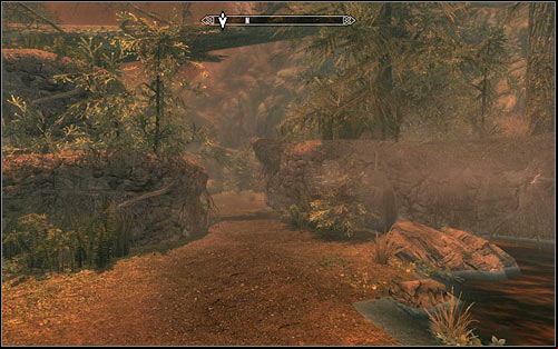 After the conversation, choose the path leading north (screen above) - Ill Met By Moonlight - p. 2 - Daedric quests - The Elder Scrolls V: Skyrim Game Guide