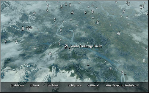 Head out of the Understone Keep and open the world map - The Taste of Death - p. 1 - Daedric quests - The Elder Scrolls V: Skyrim Game Guide