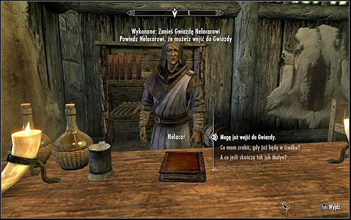 Let the mage take a look at the artifact and soon afterwards it will turn out that the only way of making the Star work again is defeating Malyn Varen, who has placed his soul inside it - The Black Star - p. 2 - Daedric quests - The Elder Scrolls V: Skyrim Game Guide