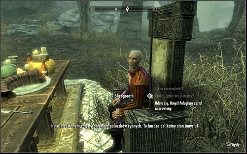 Return to the middle area for the last time and speak to Sheogorath to inform him of fixing Pelagiuss mind (screen above) - The Mind of Madness - p. 2 - Daedric quests - The Elder Scrolls V: Skyrim Game Guide