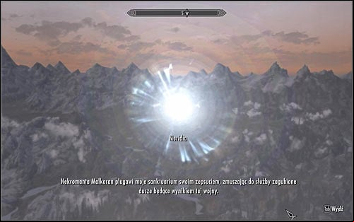 Ignore the blinding light and note that youre in the sky - The Break of Dawn - p. 1 - Daedric quests - The Elder Scrolls V: Skyrim Game Guide