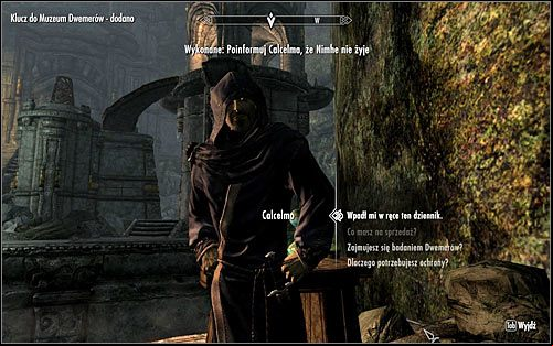 Head towards the gate leading to the Nchuand-Zel excavation site, eliminating the Falmers and Dwarven Spiders that you come across if needed - The Lost Expedition | Side quests - Side quests - The Elder Scrolls V: Skyrim Game Guide