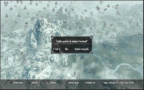As the game progresses youll be unlocking tons of new locations (also those you only by) and you should that the game allows to quickly return to them based on the fast travel feature - Exploration | Hints - Hints - The Elder Scrolls V: Skyrim Game Guide