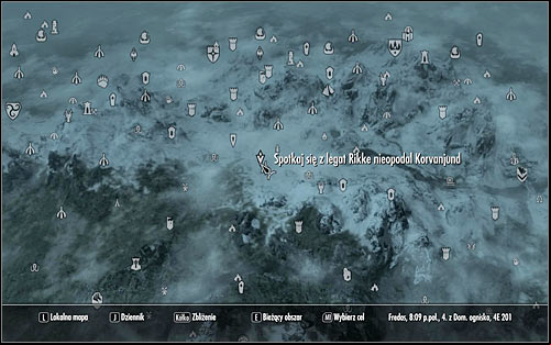 Leave the castle and open the world map - The Jagged Crown - p.1 | Imperial Legion Quests - Imperial Legion Quests - The Elder Scrolls V: Skyrim Game Guide