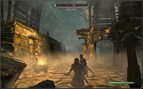 If you feel secure and so far hadnt had any problems with eliminating enemy soldiers, you can ignore Galmars warning and go north right away - The Jagged Crown - p.1 | Stormcloak Rebellion Quests - Stormcloak Rebellion Quests - The Elder Scrolls V: Skyrim Game Guide