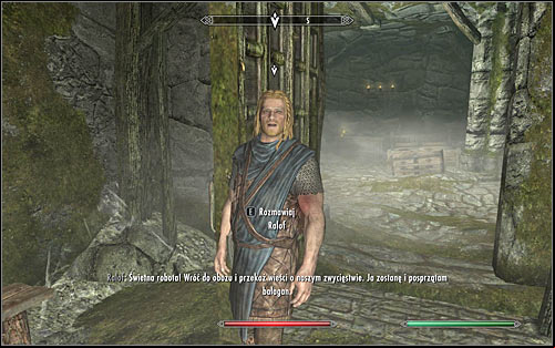 Find Ralof; depending on the situation he may be either in the courtyard or inside the fort - Rescue from Neugrad - p.2 | Stormcloak Rebellion Quests - Stormcloak Rebellion Quests - The Elder Scrolls V: Skyrim Game Guide