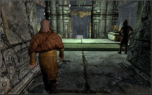 Follow Raerek and stay close to him as advised (the above screen) - Compelling Tribute - p.2 | Stormcloak Rebellion Quests - Stormcloak Rebellion Quests - The Elder Scrolls V: Skyrim Game Guide