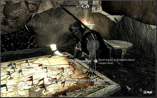 Leave the Understone Keep, open the world map and return to the Reach Stormcloak Camp - Compelling Tribute - p.2 | Stormcloak Rebellion Quests - Stormcloak Rebellion Quests - The Elder Scrolls V: Skyrim Game Guide