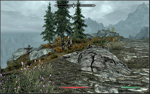 When you arrive at your destination, look around for the scouts (the above screen) and talk to Ralof, who is one of them - Compelling Tribute - p.2 | Stormcloak Rebellion Quests - Stormcloak Rebellion Quests - The Elder Scrolls V: Skyrim Game Guide