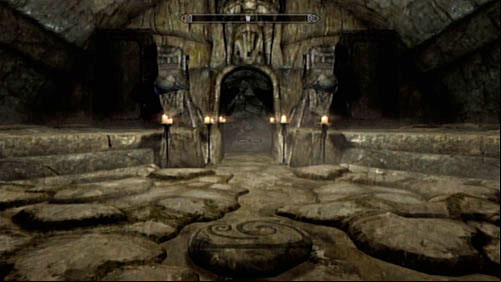 Head inside the Temple Miraak together with the warrior and take a look around the rooms - you should find some valuable items and a treasure chest - Find the source of Miraaks power | Main story mode - The Temple of Miraak - Main story mode - The Temple of Miraak - The Elder Scrolls V: Skyrim - Dragonborn Game Guide