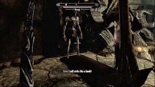 Head further past the room with the altar (you can find two soul gems there) and head into the corridor - Find the source of Miraaks power | Main story mode - The Temple of Miraak - Main story mode - The Temple of Miraak - The Elder Scrolls V: Skyrim - Dragonborn Game Guide