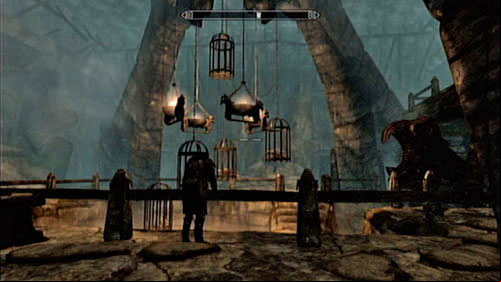 Push the switch by the grate and head into the next cave - Find the source of Miraaks power | Main story mode - The Temple of Miraak - Main story mode - The Temple of Miraak - The Elder Scrolls V: Skyrim - Dragonborn Game Guide