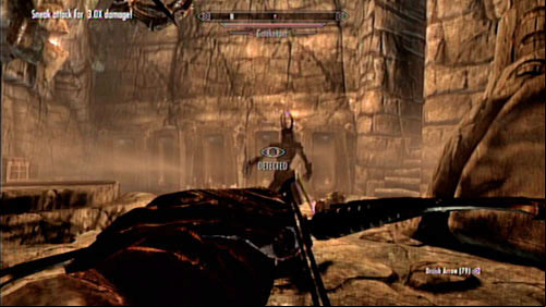 Inside the next room you will come across two Cultists and a pair of Draugrs - the first two can be easily eliminated from a distance, as they will come out from the other side of the room - Find the source of Miraaks power | Main story mode - The Temple of Miraak - Main story mode - The Temple of Miraak - The Elder Scrolls V: Skyrim - Dragonborn Game Guide