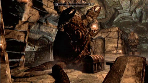 After dealing with him, take a look around the area - Find the source of Miraaks power | Main story mode - The Temple of Miraak - Main story mode - The Temple of Miraak - The Elder Scrolls V: Skyrim - Dragonborn Game Guide