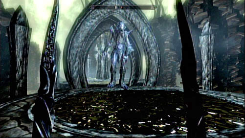 In the corridor you will come across two Seekers - you should already know how to fight them - Learn the hidden knowledge of Epistolary Arumen | Main story mode - Gardener of Men - Main story mode - Gardener of Men - The Elder Scrolls V: Skyrim - Dragonborn Game Guide