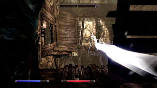 In the further part of the underground you will be in for a rather nasty surprise - three pressure plates, pressing which will result in a series of deadly projectiles - The Final Descent | Side missions - Raven Rock - Side missions - Raven Rock - The Elder Scrolls V: Skyrim - Dragonborn Game Guide