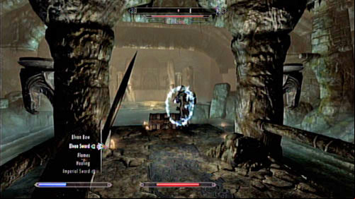 Cross the magic door and you will reach a corridor with lots of pendulums - The Final Descent | Side missions - Raven Rock - Side missions - Raven Rock - The Elder Scrolls V: Skyrim - Dragonborn Game Guide