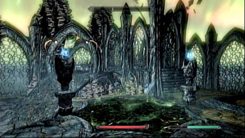 With the monster dead, approach the switch on the right and use it - The Final Descent | Side missions - Raven Rock - Side missions - Raven Rock - The Elder Scrolls V: Skyrim - Dragonborn Game Guide