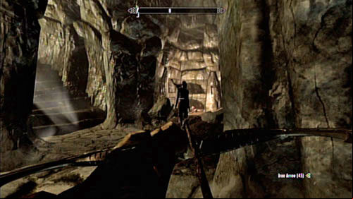 After shaking off the unpleasant feeling and noticing that youre back in the normal world, head towards the round stairs leading to the mine entrance - The Final Descent | Side missions - Raven Rock - Side missions - Raven Rock - The Elder Scrolls V: Skyrim - Dragonborn Game Guide