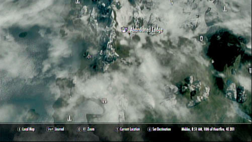 The blacksmith is being held in the Abandoned Lodge north-east of Raven Rock (map above) - A New Source of Stalhrim | Side missions - Skaal Village - Side missions - Skaal Village - The Elder Scrolls V: Skyrim - Dragonborn Game Guide