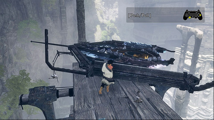 Drop the new stained glass pane - High-altitude climb | Walkthrough - Walkthrough - The Last Guardian Game Guide
