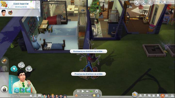 At first, this is an ordinary item, but you only need to talk to him a few times to make him your friend - The Sims 4 Seasons: Invigorate a scarecrow - how to, adventages - The Sims 4: Seasons - Sims 4 Guide