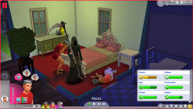 When the Sim has lived his life out, and his time comes, he is visited by the Grim Reaper - Death | The Sim Environment - The Sim Environment - Sims 4 Guide