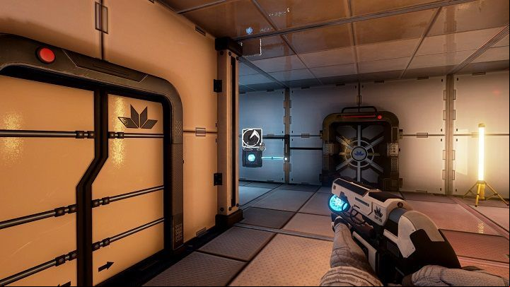 Here, there is another lever but this time you push it up - Chapter 2 | Walkthrough - Walkthrough - The Turing Test Game Guide