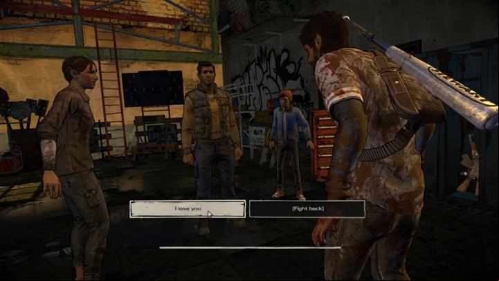 The third major choice, thrown at you moments after the one above - Important choices | Episode 5 - Episode 5: From the Gallows - The Walking Dead: The Telltale Series - A New Frontier Game Guide