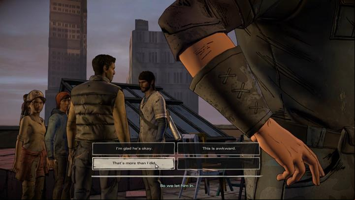 The brothers went back to the roof - Chapter 3 - Family Values | Episode 5 - Episode 5: From the Gallows - The Walking Dead: The Telltale Series - A New Frontier Game Guide