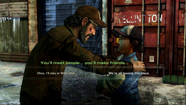 Kenny and Clementine - Endings | Episode 5: No Going Back - Episode 5: No Going Back - The Walking Dead: Season Two Game Guide