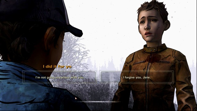 Jane - Endings | Episode 5: No Going Back - Episode 5: No Going Back - The Walking Dead: Season Two Game Guide