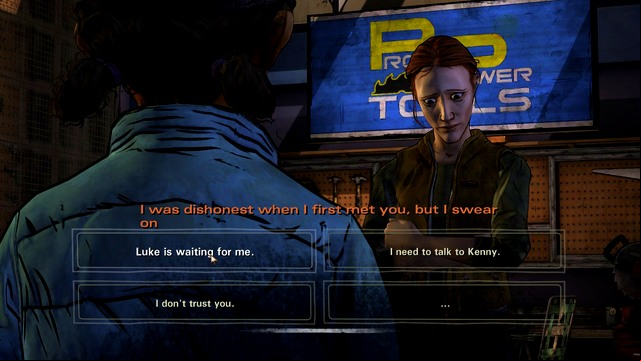 Important Choice #2 - Important choices | Episode 3: In Harms Way - Episode 3: In Harms Way - The Walking Dead: Season Two Game Guide