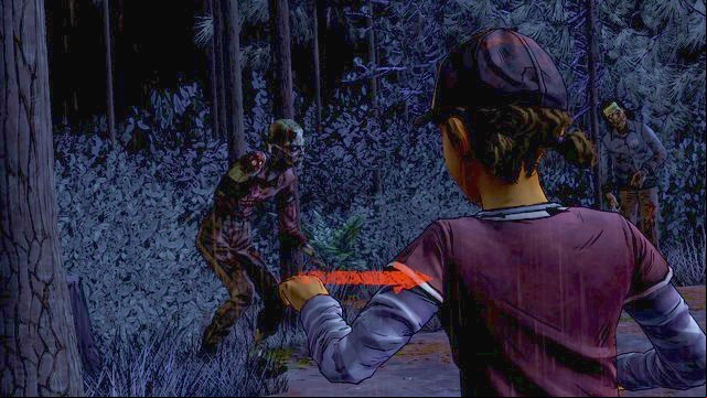 Dodges from walker attacks - Chapter 3 - The Scavenger | Episode 1: All That Remains - Episode 1: All That Remains - The Walking Dead: Season Two Game Guide