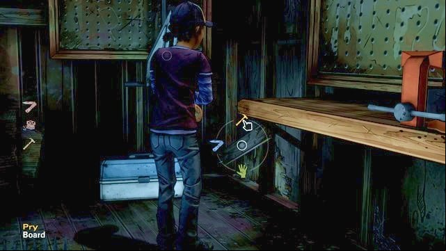 Again, try to get out - Chapter 7 - New Faces | Episode 1: All That Remains - Episode 1: All That Remains - The Walking Dead: Season Two Game Guide