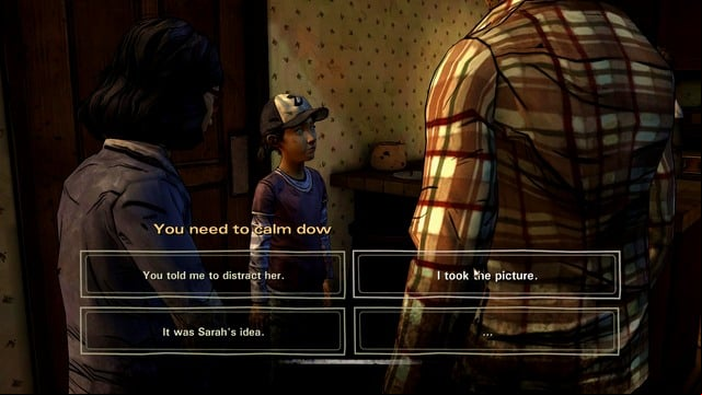 Choice 1 - Important choices | Episode 2: A House Divided - Episode 2: A House Divided - The Walking Dead: Season Two Game Guide