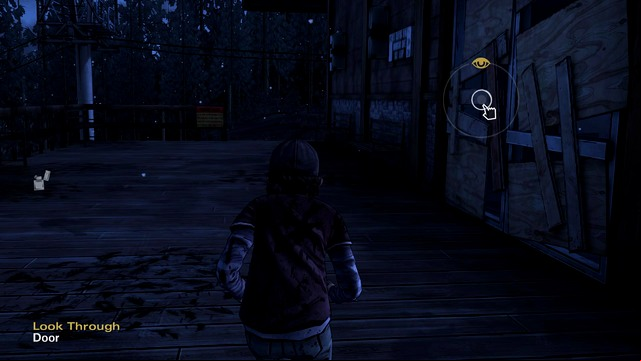 Sneaking out from the cottage - Chapter 12 - Caught In a Trap - Luke and Kenny | Episode 2: A House Divided - Episode 2: A House Divided - The Walking Dead: Season Two Game Guide