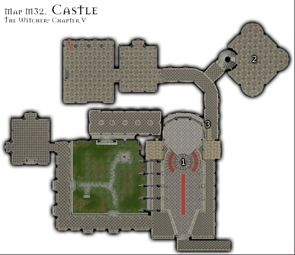 You can meditate inside the castle - just talk to the Chamberlain - Map M32 - Castle | Walkthrough - Maps | Chapter V - The Witcher Game Guide & Walkthrough