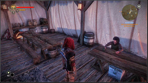 Its best to visit both - however the relic vendor is definitely closer, so you should start with him - The Blood Curse (steps 1-7) - Main missions - The Witcher 2 Assassins of Kings Guide