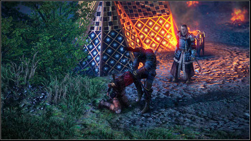 During the conversation with Henselt you will have a flashback (Returning Memories) - Where is Triss Merigold? (steps 11-14) | Act II Iorweth - Main missions - The Witcher 2 Assassins of Kings Guide