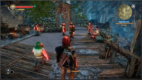 Go meet with the dwarves by the mine (M15, 9), whenever youre ready to go inside - Subterranean Life - Main missions - The Witcher 2 Assassins of Kings Guide